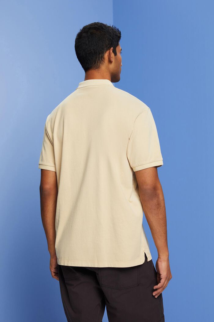 Poloskjorte i jersey, SAND, detail image number 3