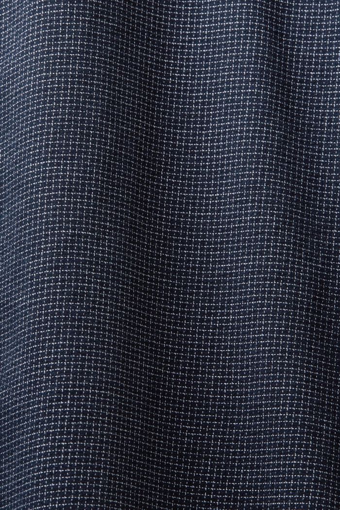 Regular fit-skjorte i bomuld med minitern, NAVY, detail image number 5