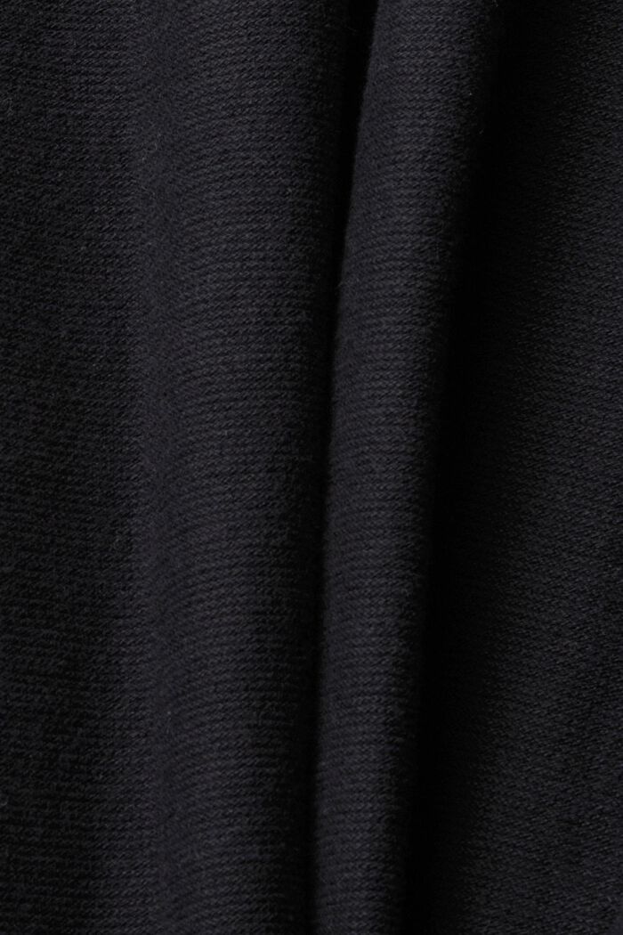Strikket kjole med jacquard-mønster, BLACK, detail image number 5
