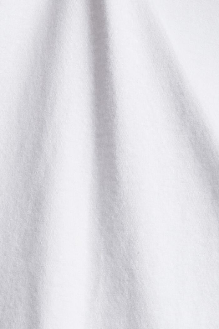 Natskjorte med flæsedetaljer, WHITE, detail image number 4