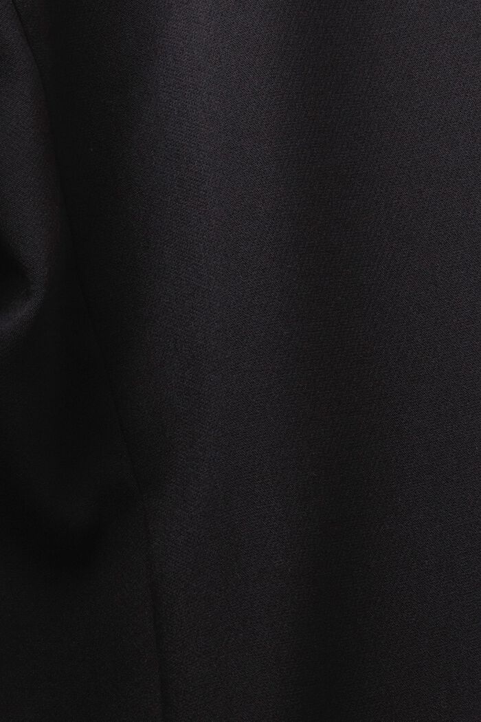 Blazer med rynkede ærmer, BLACK, detail image number 4