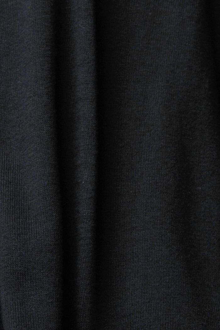 Sweater med rullekrave, BLACK, detail image number 1