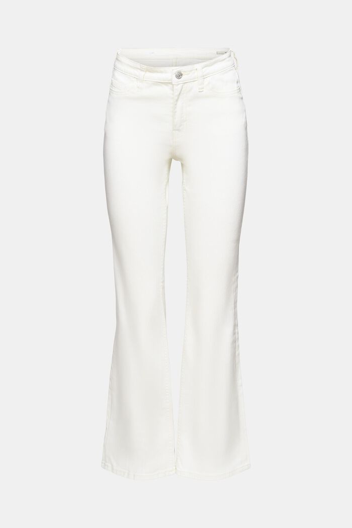 Bootcut-jeans med høj talje, OFF WHITE, detail image number 6