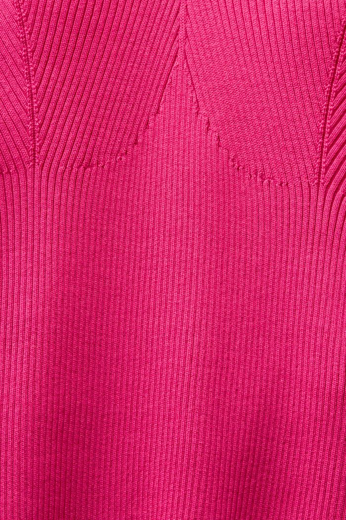 Lag på lag-halterneck sweater-tanktop, PINK FUCHSIA, detail image number 4