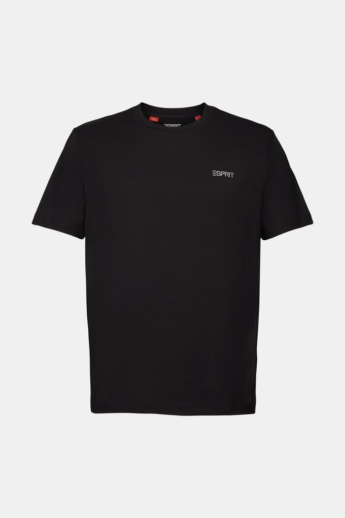 Unisex T-shirt med logo, BLACK, detail image number 8