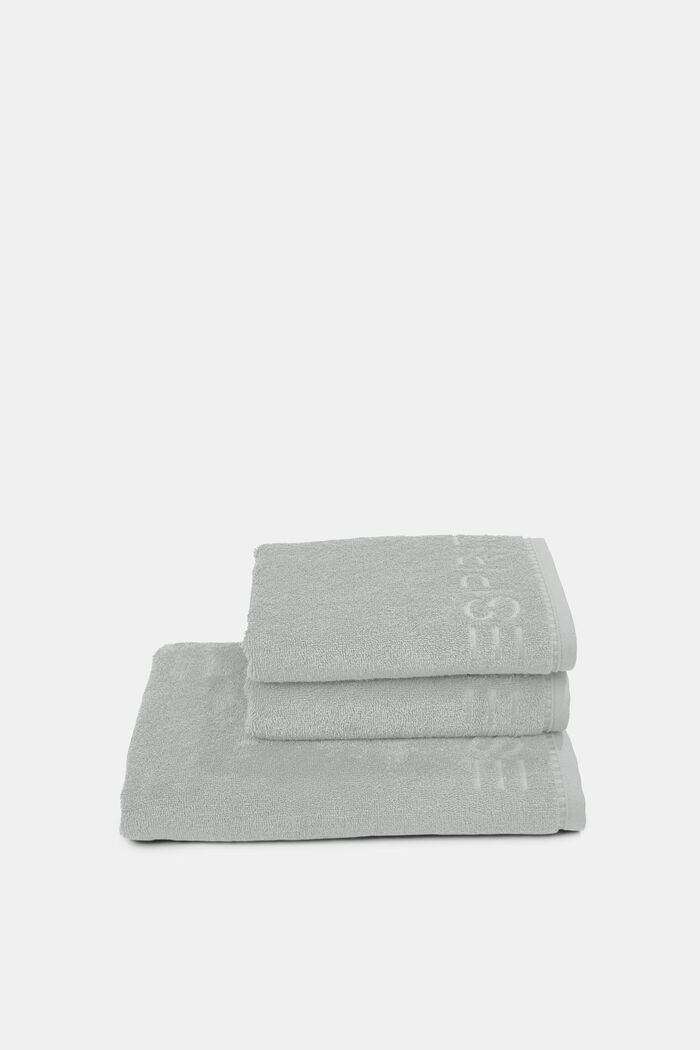 Med TENCEL™: Håndklædesæt af frotté med 3 stk., STONE, detail image number 2