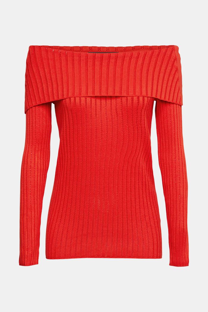 Sweater uden skuldre, RED, detail image number 2