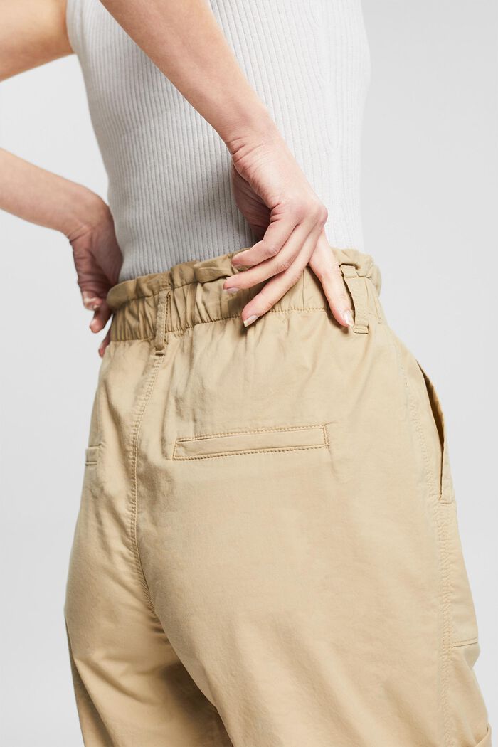 Lette shorts med elastiklinning, SAND, detail image number 7
