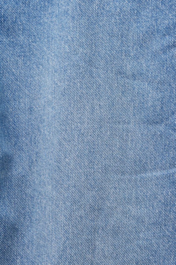 Klassiske retro-jeans med høj talje, BLUE BLEACHED, detail image number 6