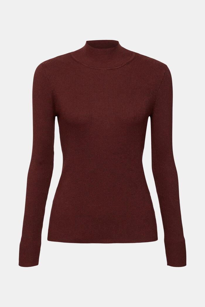 Ribbet pullover, LENZING™ ECOVERO™, BORDEAUX RED, detail image number 2