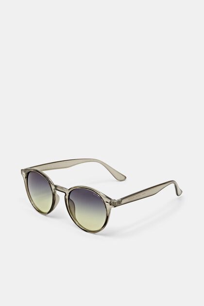 Solbriller med runde glas, GREY, overview