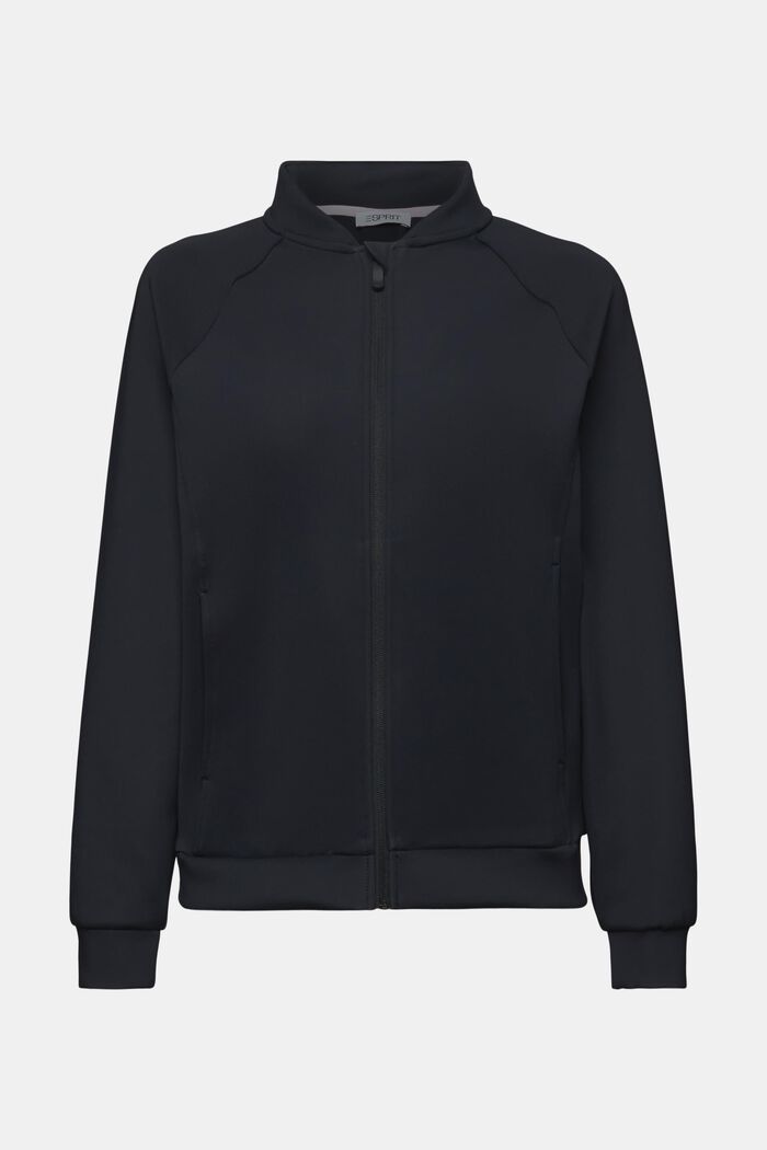 Active cardigan-sweatshirt, BLACK, detail image number 7
