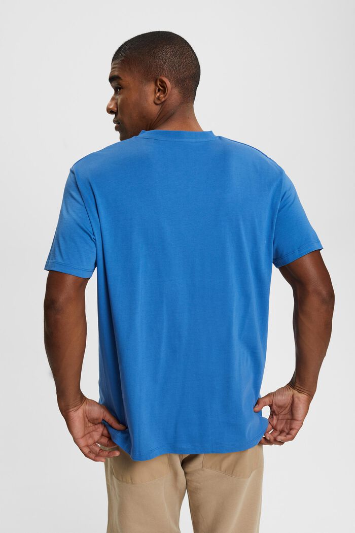 Jersey-T-shirt, 100% bomuld, BLUE, detail image number 3