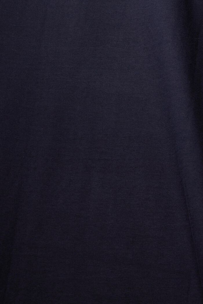 Jersey-T-shirt, 100% bomuld, NAVY, detail image number 1