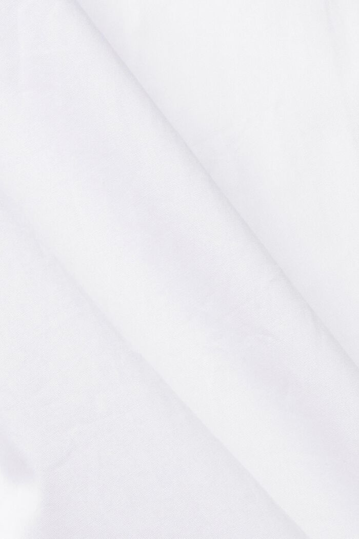 Skjorte i bæredygtig bomuld, WHITE, detail image number 4