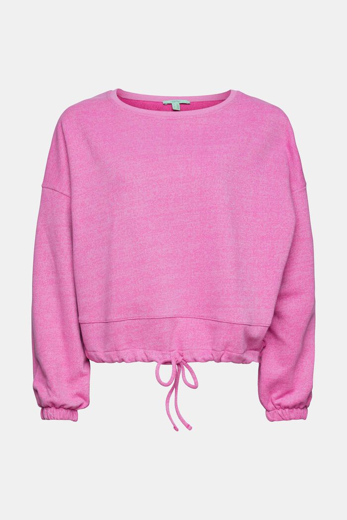 Sweatshirt med indvendig snor, PINK FUCHSIA, detail image number 2