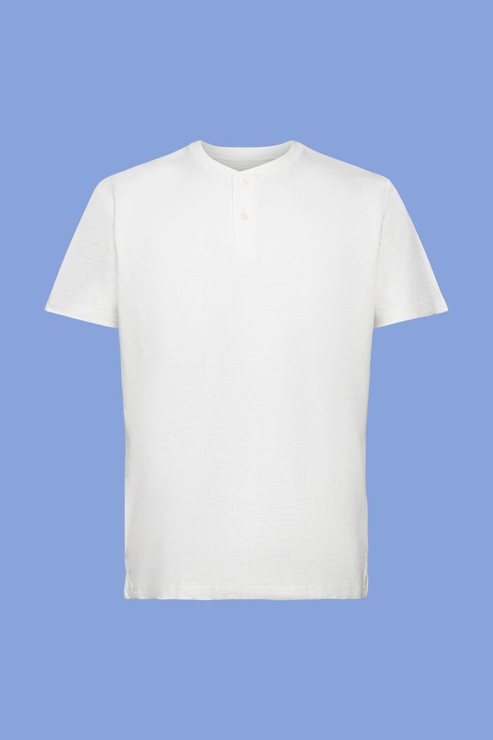 Henley-T-shirt i bomuld, ICE, detail image number 6
