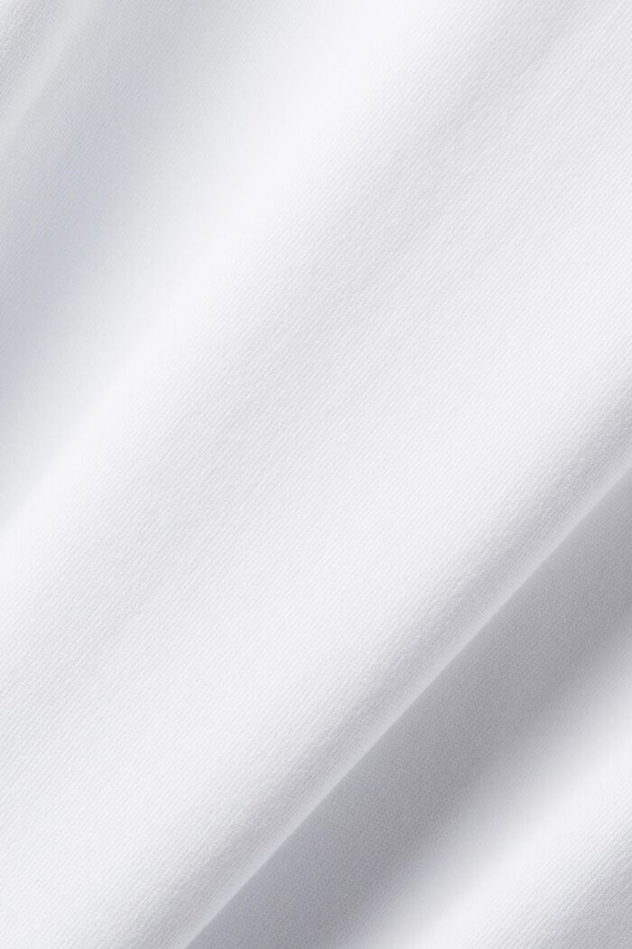 Poloshirt i pimabomuld, WHITE, detail image number 4