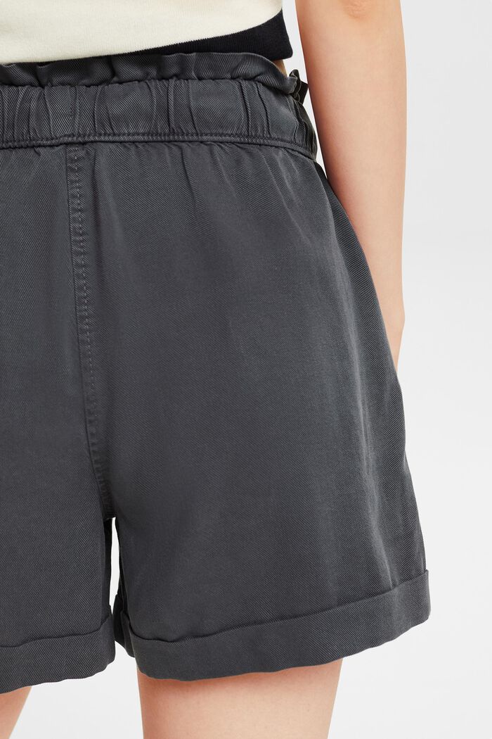 Pull on-shorts i twill, ANTHRACITE, detail image number 3