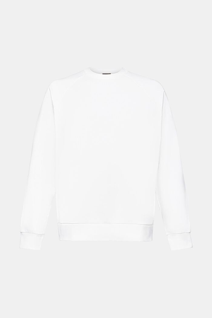 Relaxed fit sweatshirt i bomuld, OFF WHITE, detail image number 6