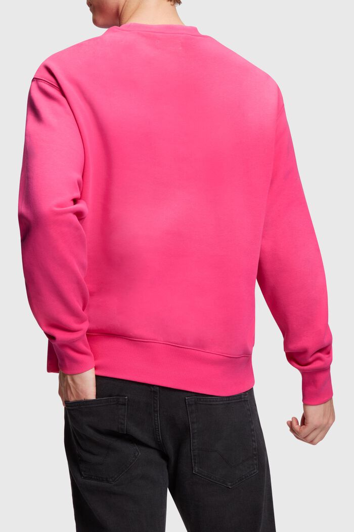 Sweatshirt med logo, PINK FUCHSIA, detail image number 1