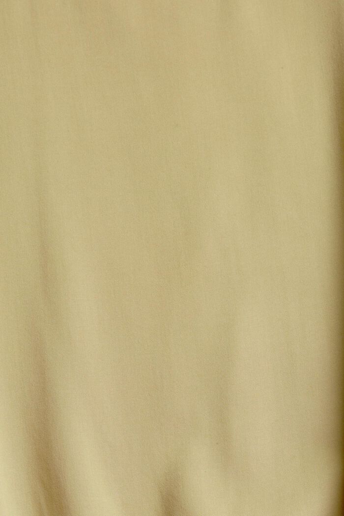 Bluse med V-hals, af LENZING™ ECOVERO™, LEAF GREEN, detail image number 4