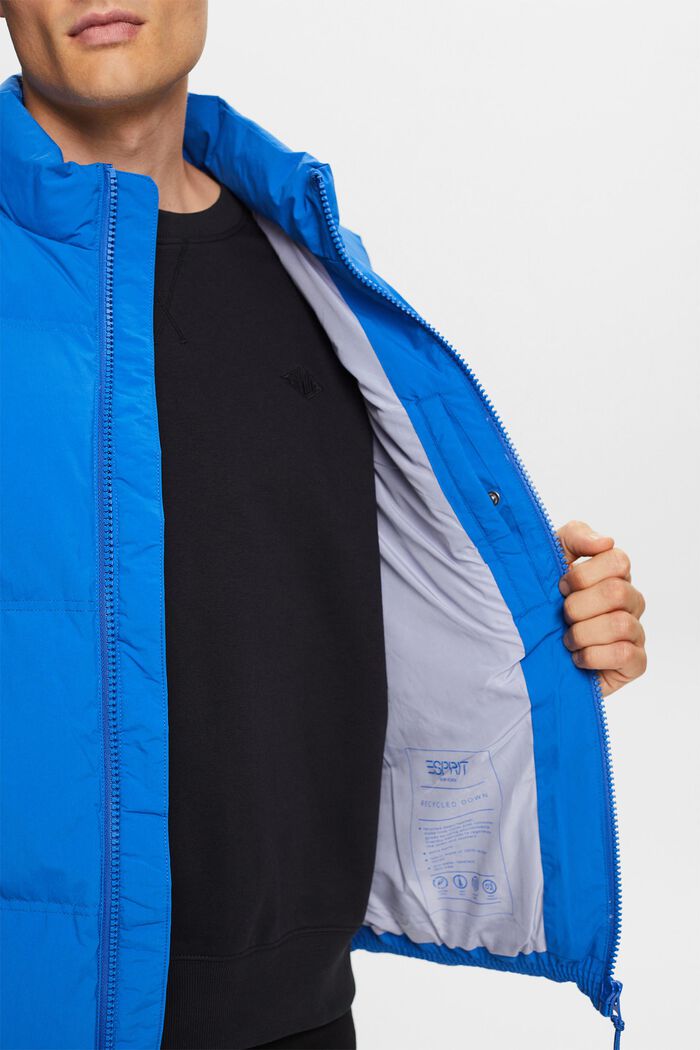 Quiltet puffervest, BRIGHT BLUE, detail image number 2