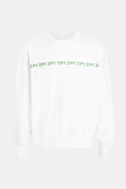 Yagi Archive ribbet sweatshirt med logo