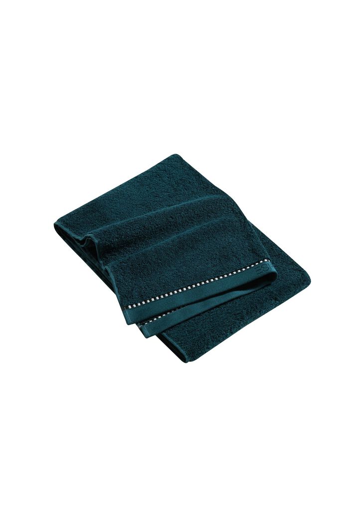 Med TENCEL™: Håndklædeserie af frotté, DARK PETROL, detail image number 3