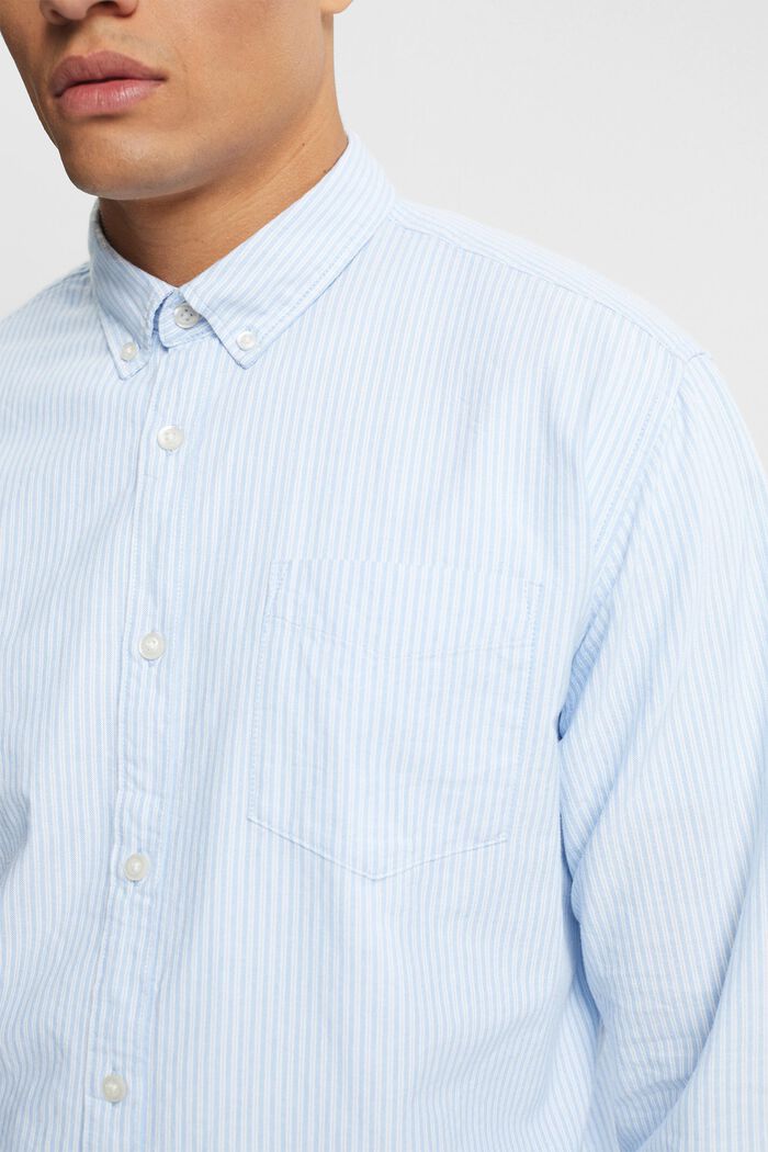 Stribet T-shirt, LIGHT BLUE, detail image number 0