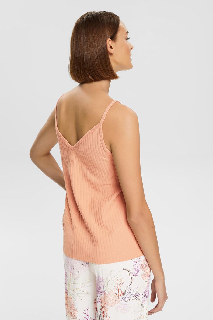 Tanktop i riblook, DUSTY NUDE, detail image number 2