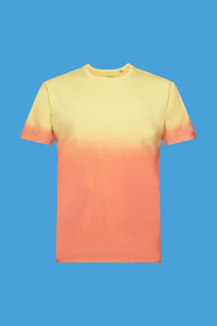 Tofarvet, fade-dyed T-shirt, LIGHT YELLOW, detail image number 6