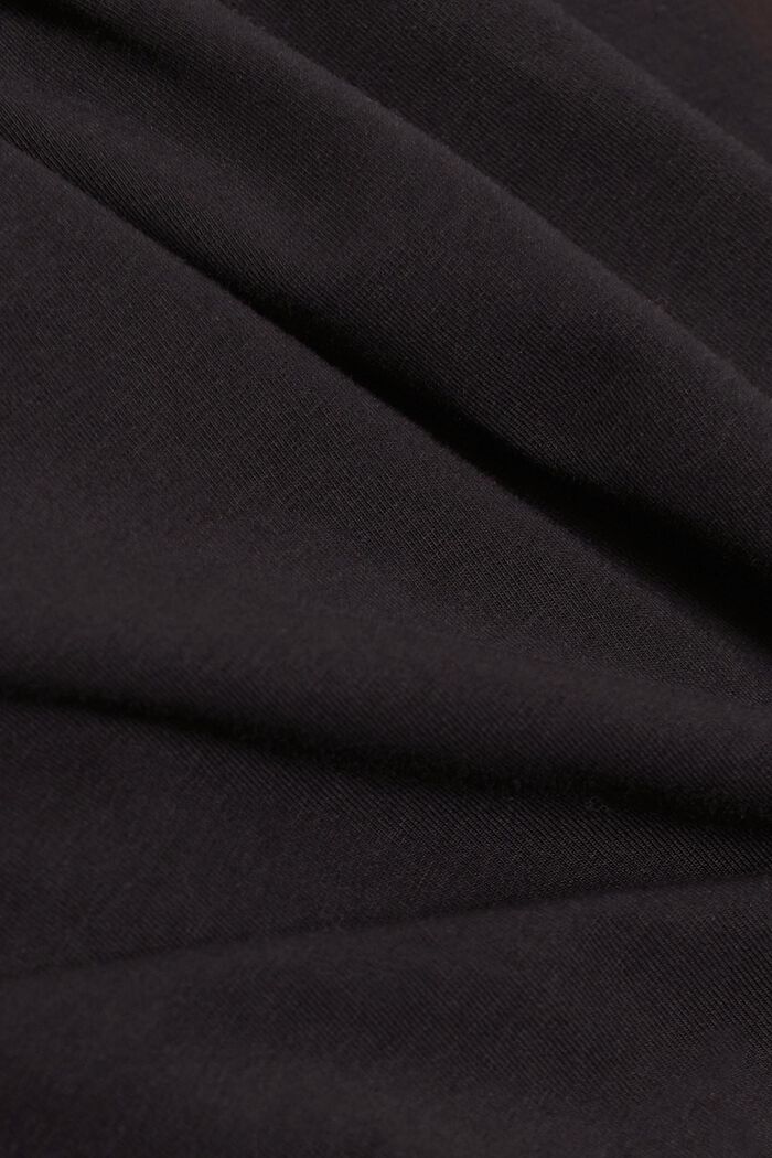 Pyjamasbukser med blonder, LENZING™ ECOVERO™, BLACK, detail image number 5
