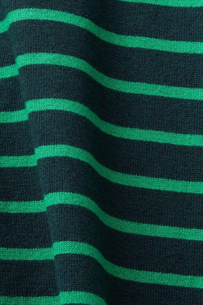 Sweater med høj hals, EMERALD GREEN, detail image number 5