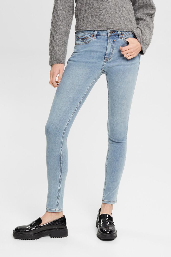 Jeans med skinny fit, BLUE LIGHT WASHED, detail image number 0