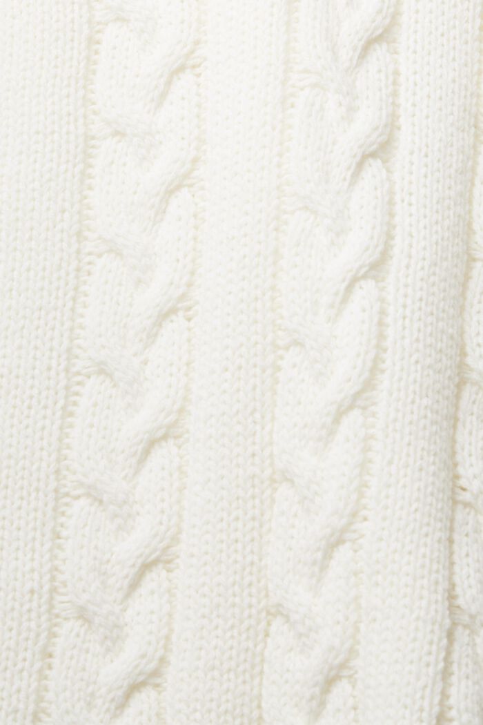Strikket pullover med V-hals, OFF WHITE, detail image number 5