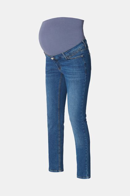 Jeans i slim fit med høj støttelinning