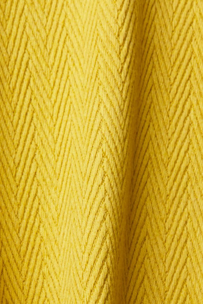 Sweater med sildebensmønster, DUSTY YELLOW, detail image number 5