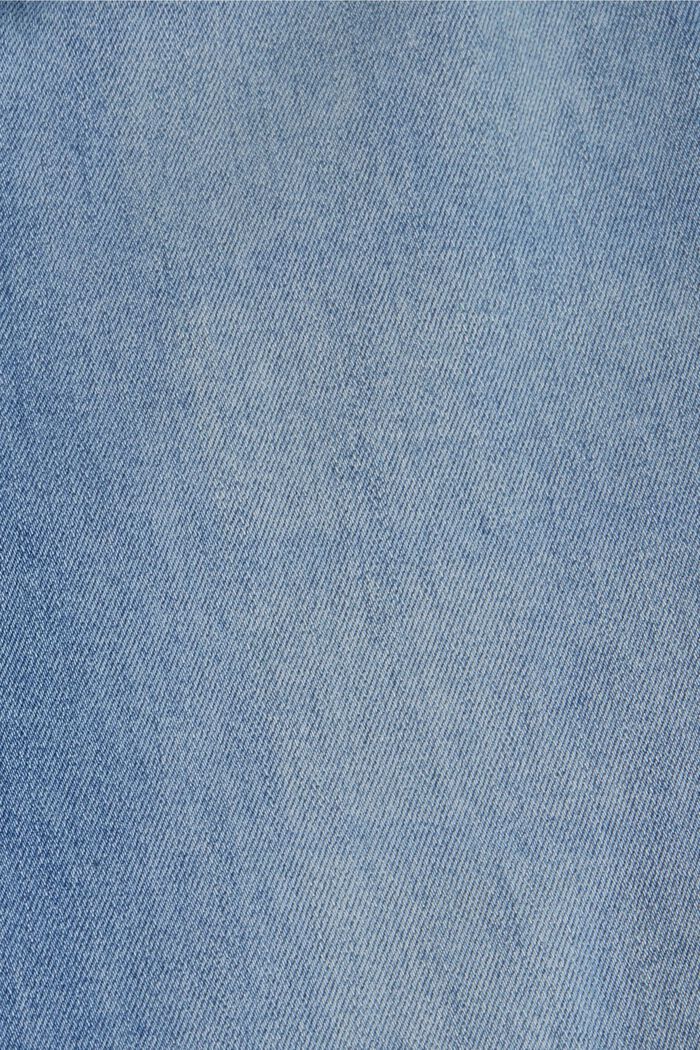 Forvaskede jeans med økologisk bomuld, BLUE LIGHT WASHED, detail image number 4