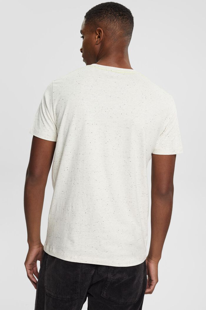 Nistret jersey-T-shirt, WHITE, detail image number 3