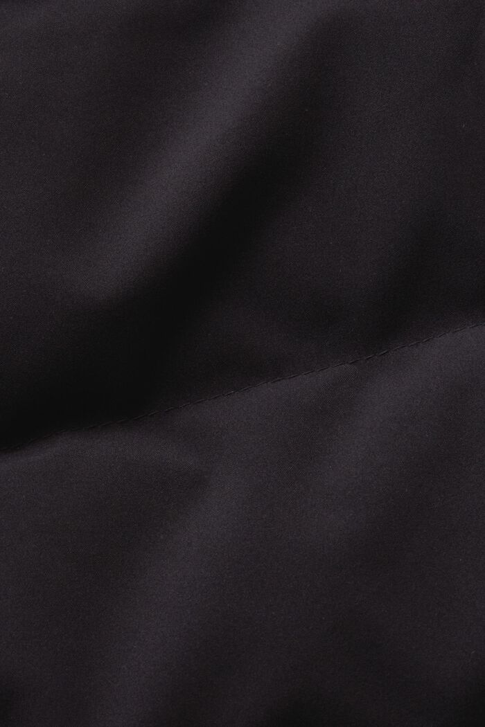 Dunjakke med hætte, BLACK, detail image number 5
