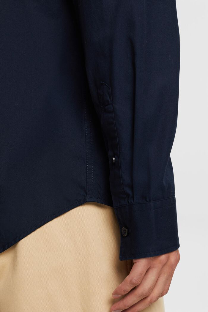 Button down-skjorte i poplin, 100 % bomuld, NAVY, detail image number 2