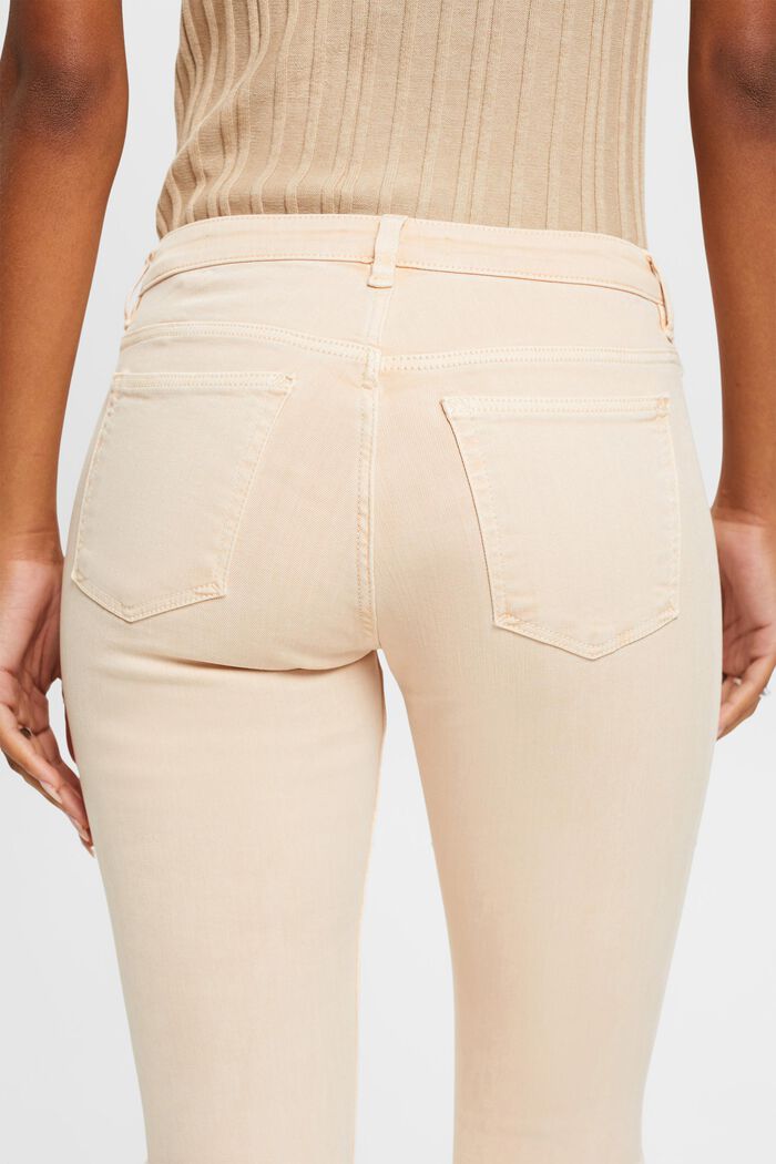 Skinny jeans med mellemhøj talje, PASTEL PINK, detail image number 2