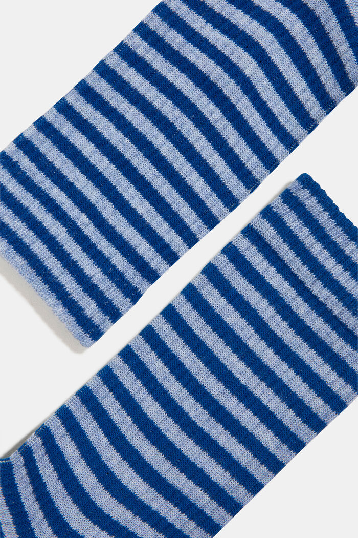 Sokker i et stribet look i en pakke med 2 par, JEANS, detail image number 1