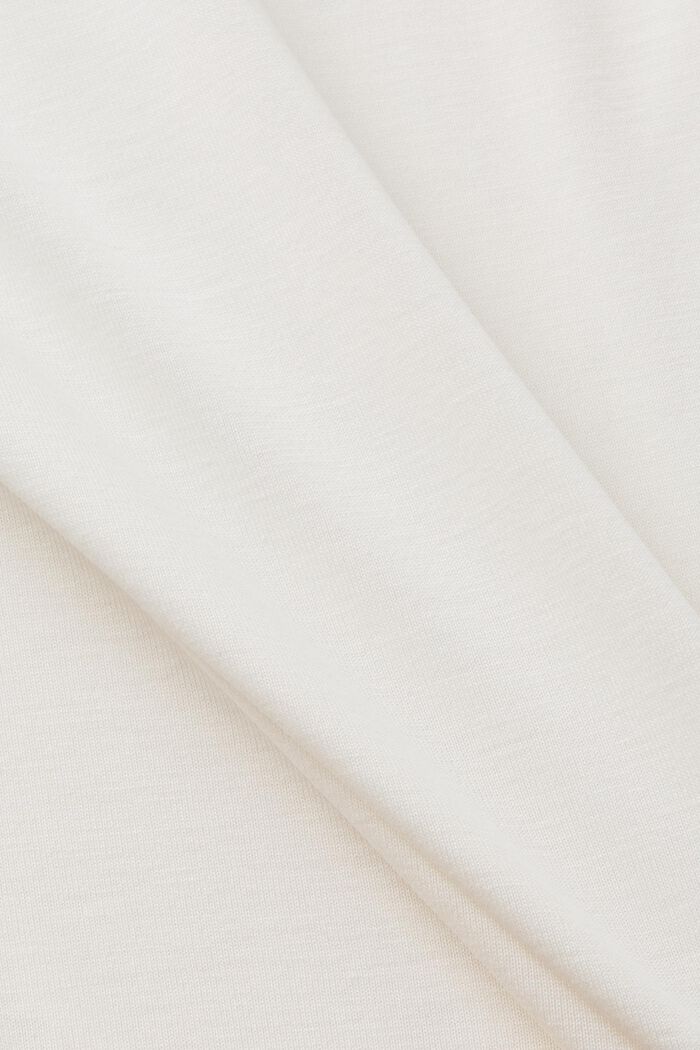 Jerseytop med en blød finish, OFF WHITE, detail image number 6