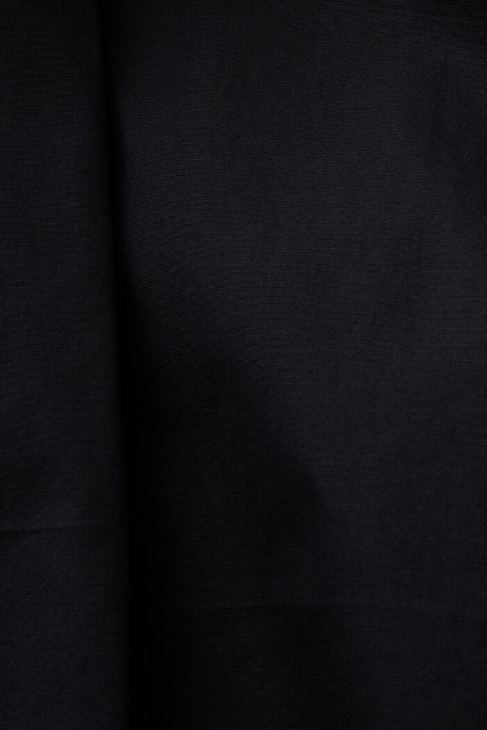 Langærmet poplin-skjorte, BLACK, detail image number 5
