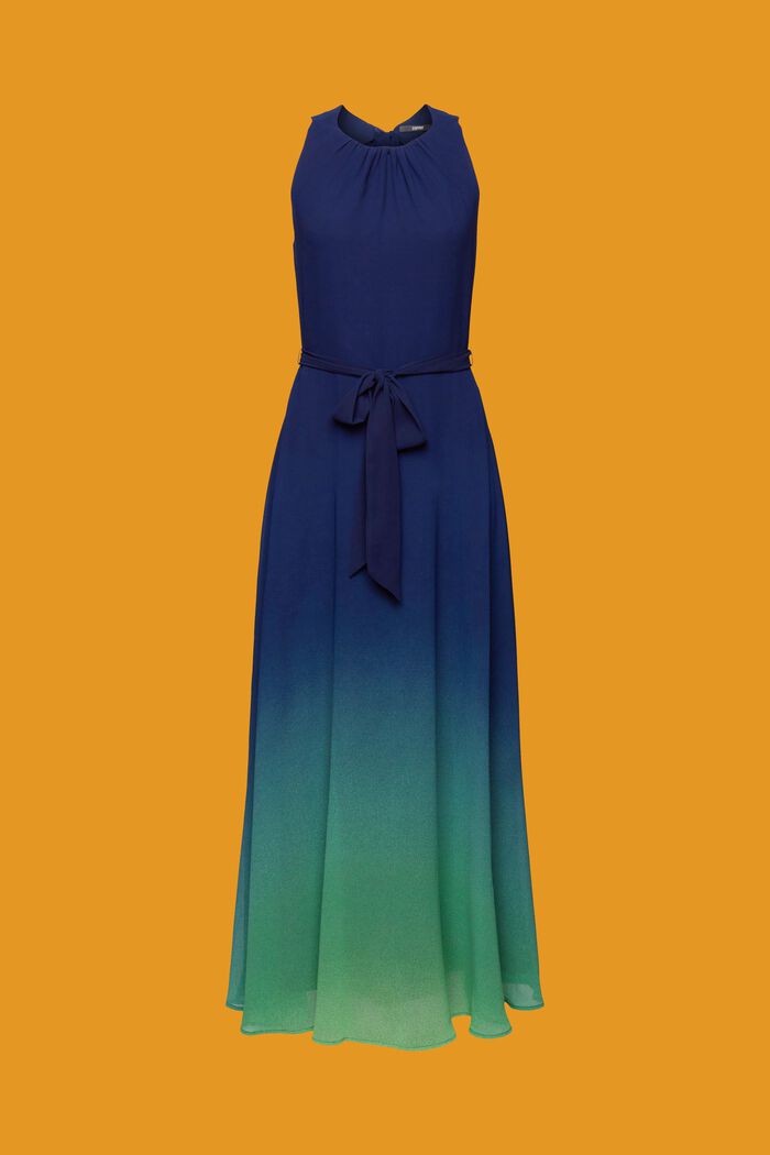 Maxi-kjole uden ærmer, NAVY, detail image number 7