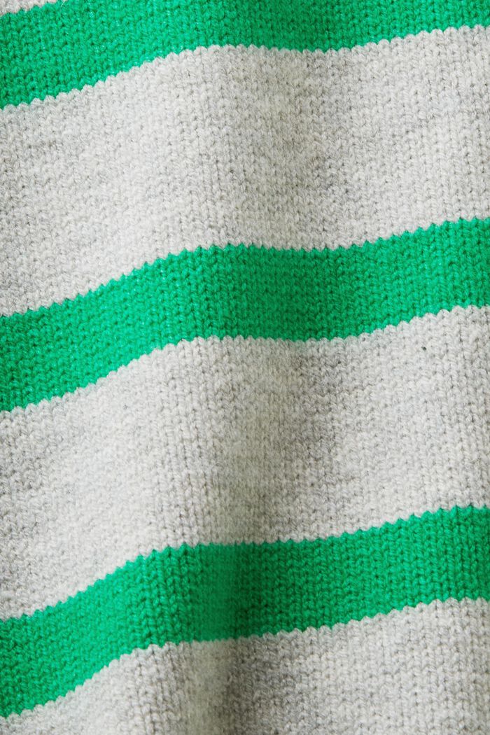 Sweater med hætte, LIGHT GREY/GREEN, detail image number 5