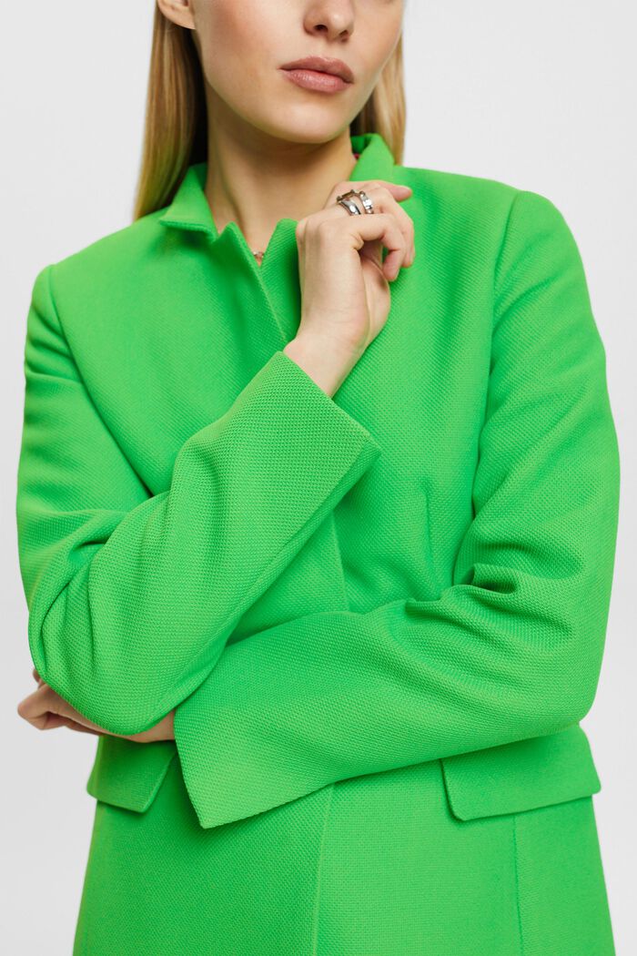 Frakke med skjult revers, GREEN, detail image number 2