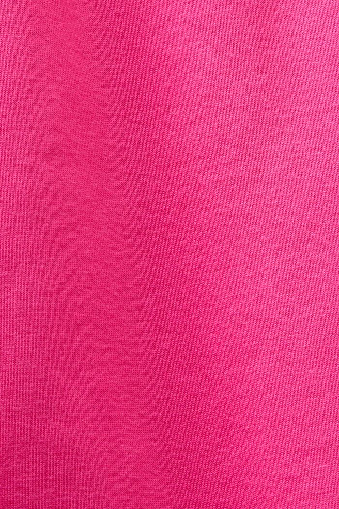 Unisex sweatpants i bomuldsfleece med logo, PINK FUCHSIA, detail image number 6